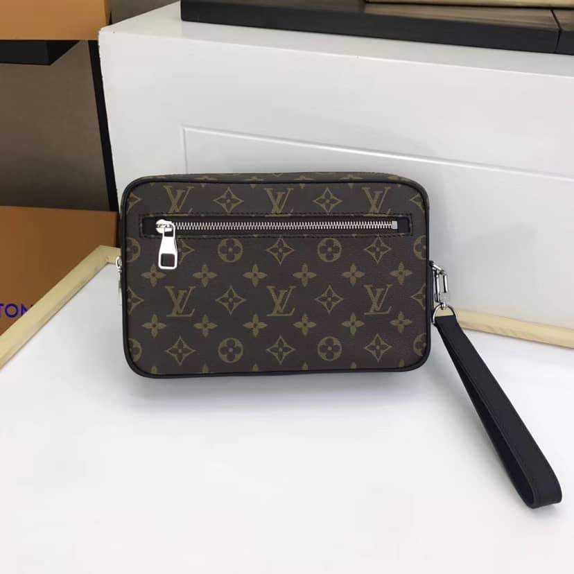 Louis Vuitton Monogram Macassar Pochette Kasai Replica Clutch M42838 - DEEPREPS
