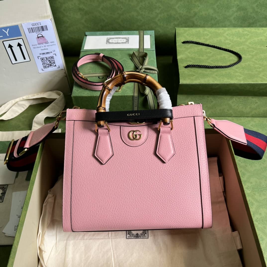 Gucci Diana Small Tote Pink 702721 Replica Bag - DEEPREPS