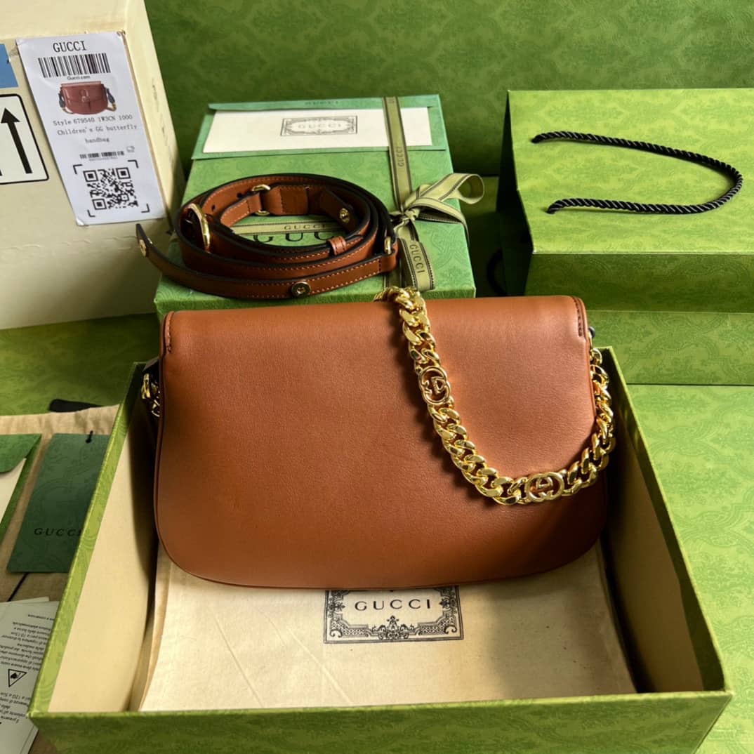Gucci Blondie 699268 Shoulder Bag Brown Replica - DEEPREPS