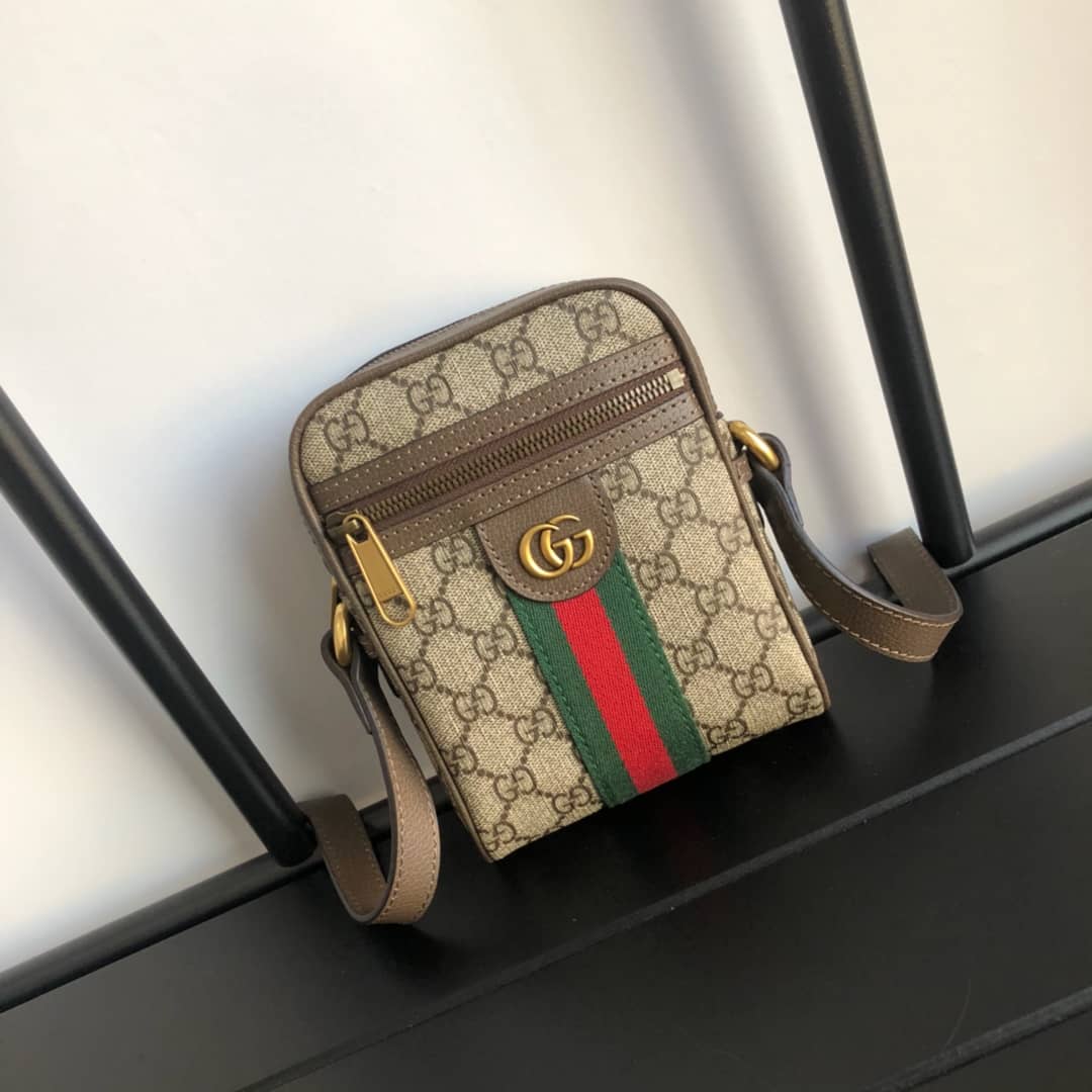 Gucci Ophidia Small GG Canvas Messenger Bag Replica 547926 - DEEPREPS