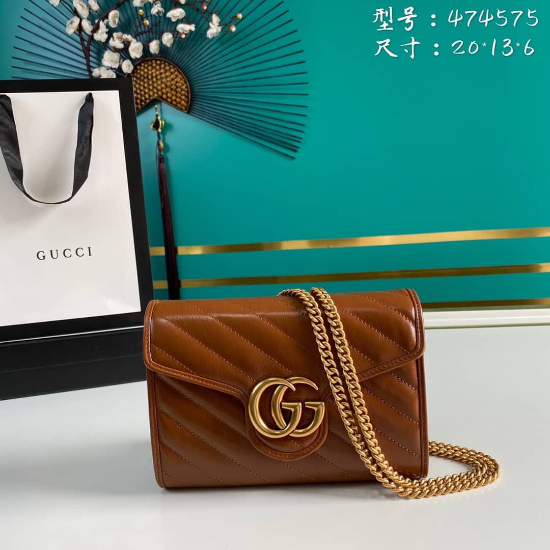 Gucci Marmont GG Matelassé Mini Bag Replica 474575 - DEEPREPS