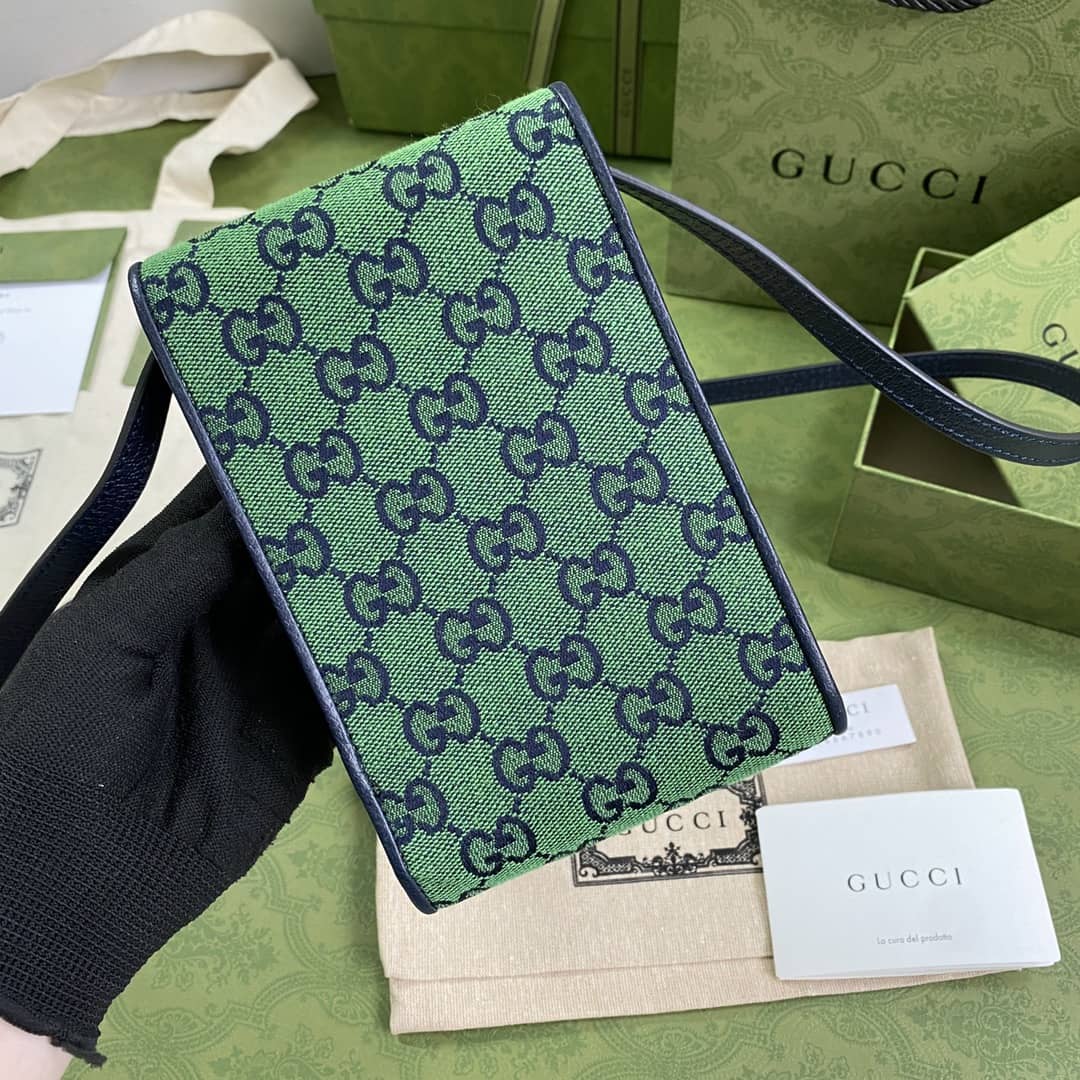 Gucci GG Multicolor Mini Phone Bag Replica 657582 - DEEPREPS