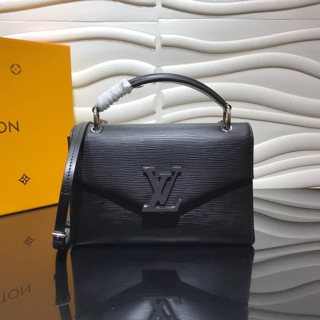 Louis Vuitton Grenelle Pochette Epi Leather Replica Shoulder Bag Black M55977 - DEEPREPS