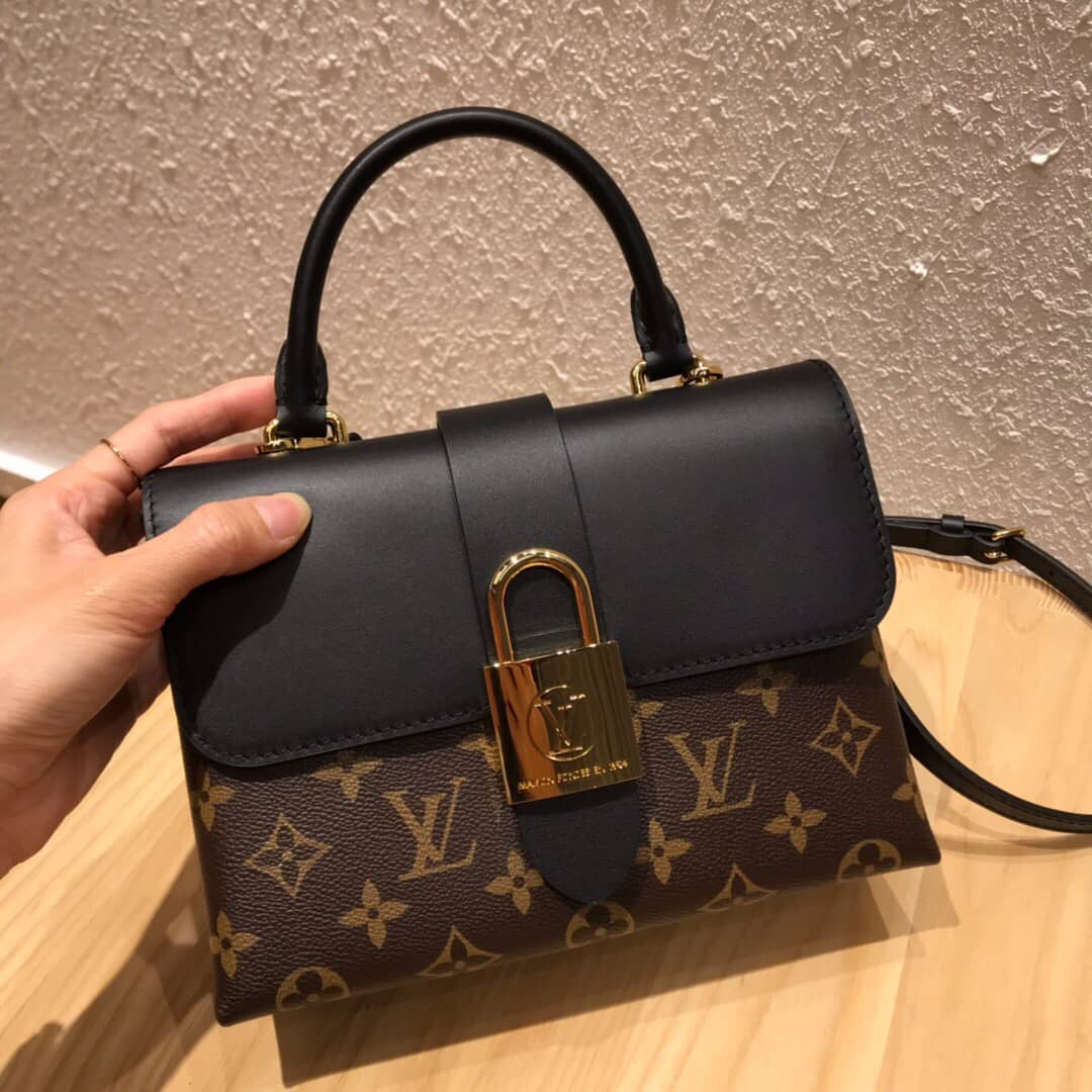 Louis Vuitton Monogram Canvas Locky BB Bag Replica Black M44321 - DEEPREPS