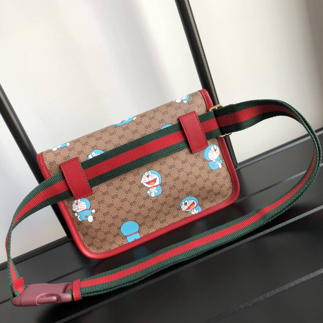 Gucci Doraemon Small Belt Bag Replica Red 647817 - DEEPREPS