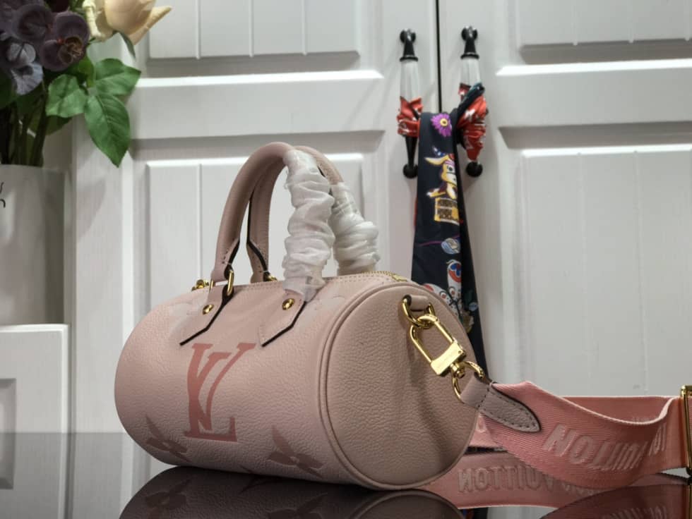 Louis Vuitton Monogram Empreinte Papillon BB Pink M45708 Replica Shoulder Bag - DEEPREPS