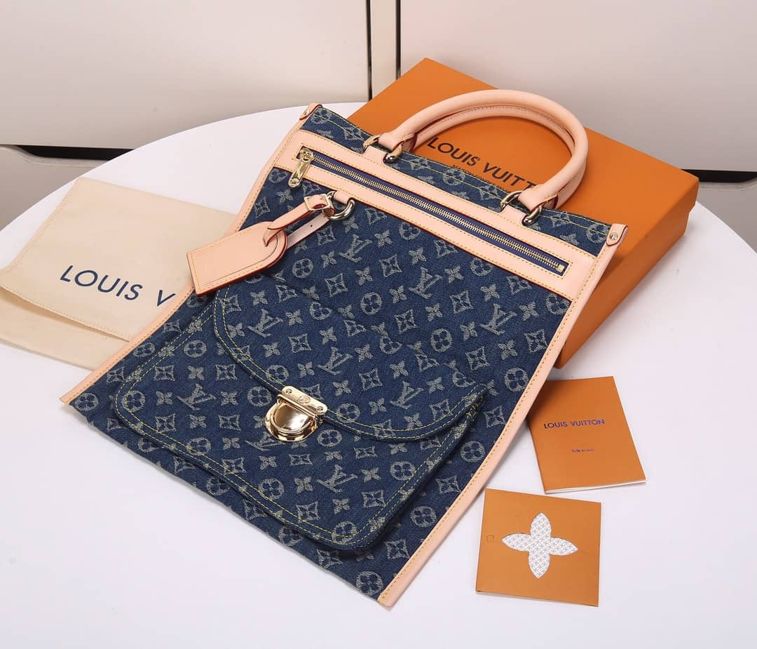 Louis Vuitton Flat Shopper Monogram Tote Replica M95018 - DEEPREPS