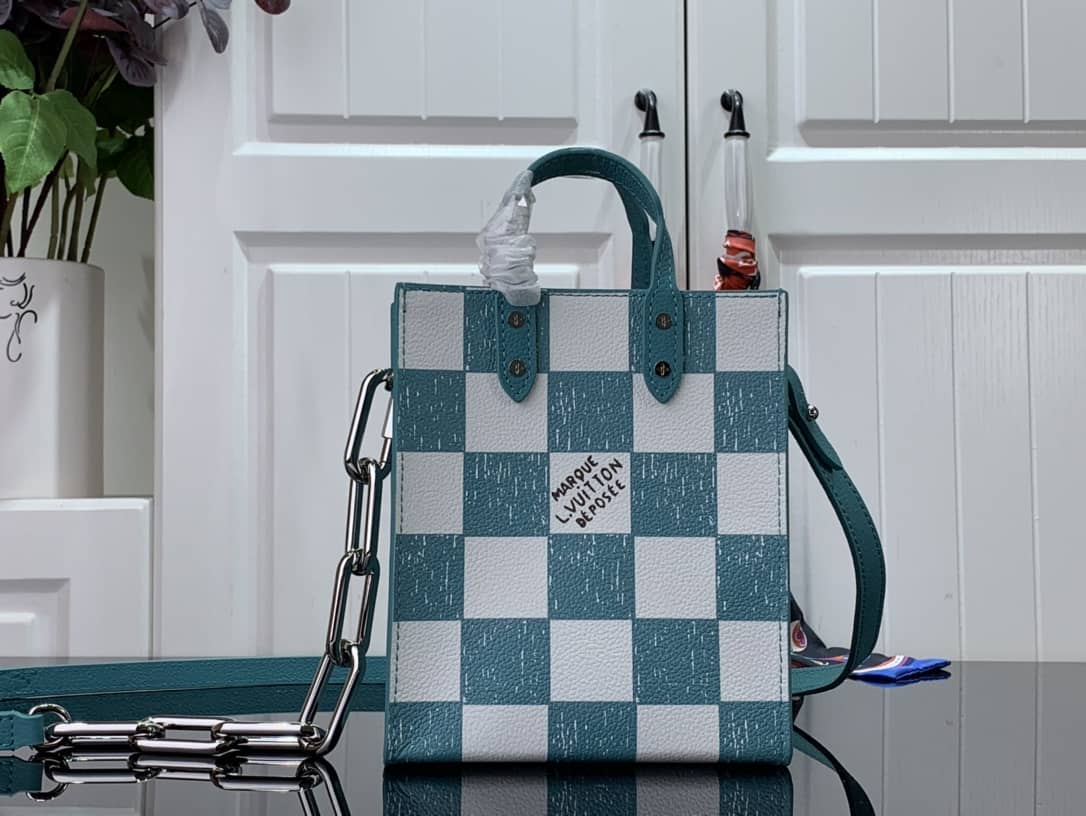 Louis Vuitton Sac Plat Cowhide Leather  XS Bag Replica N60479 - DEEPREPS