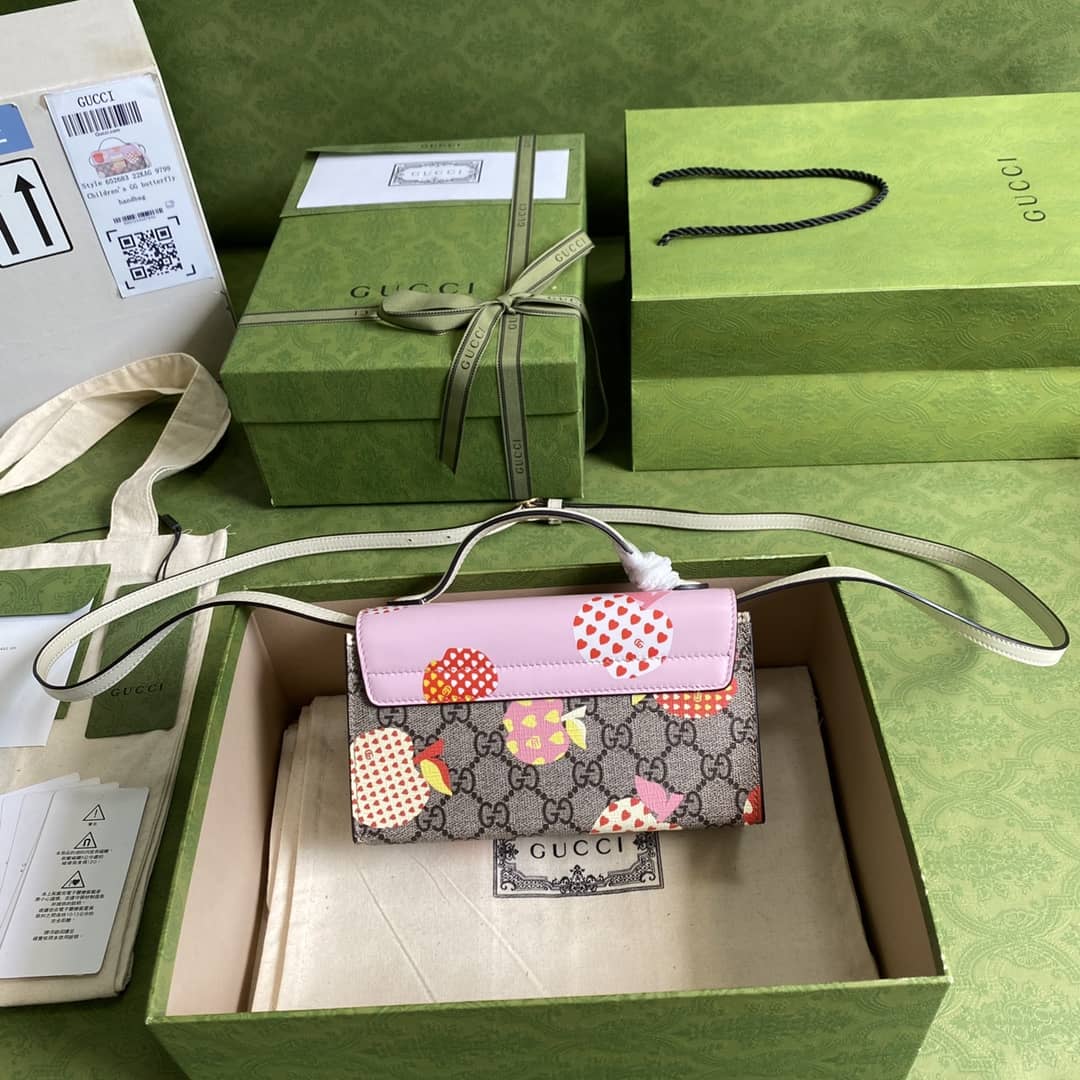 Gucci Padlock GG Supreme Canvas Top Handle Mini Bag Replica 652683 - DEEPREPS