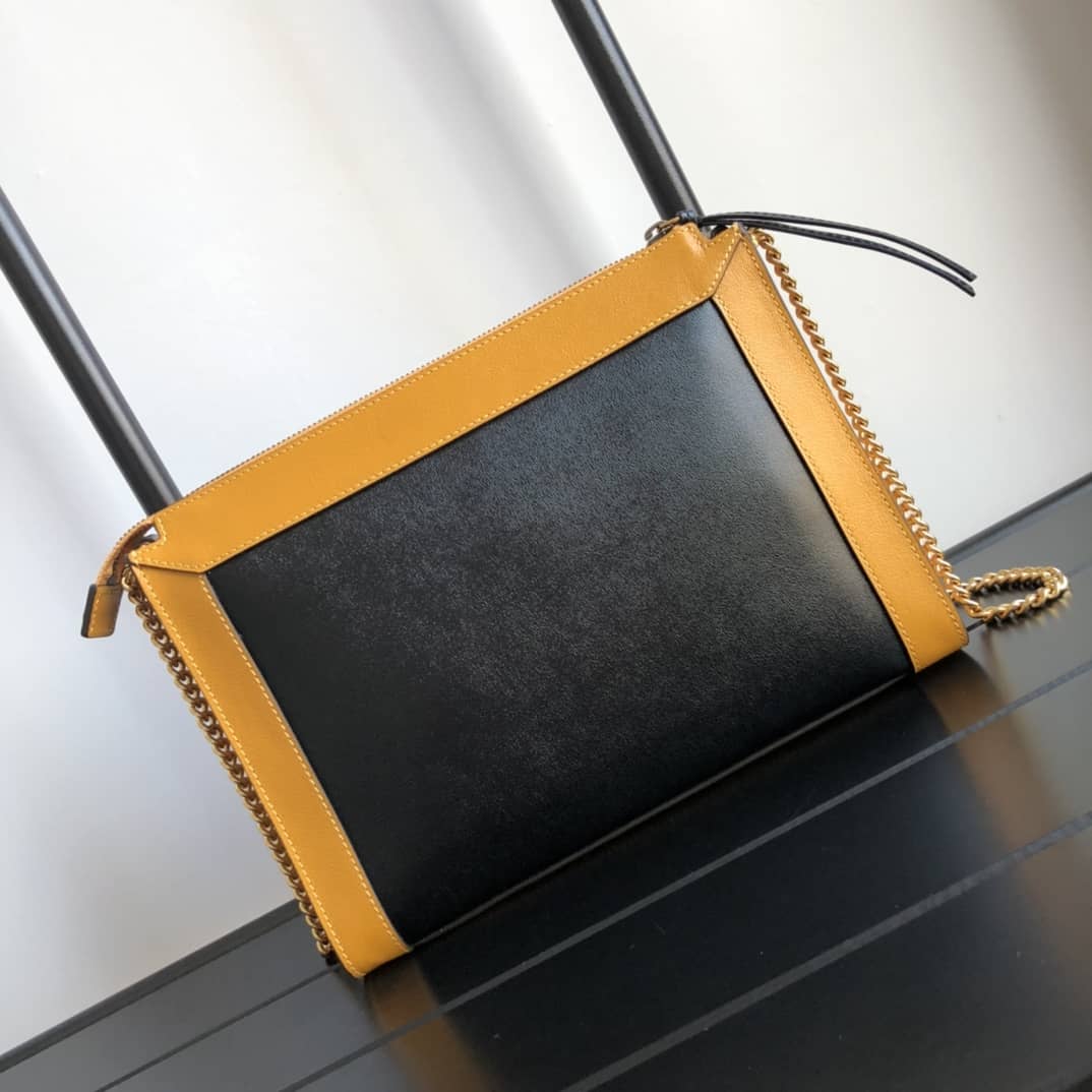 Gucci Small Shoulder Bag With Double G Replica Yellow 648999 - DEEPREPS