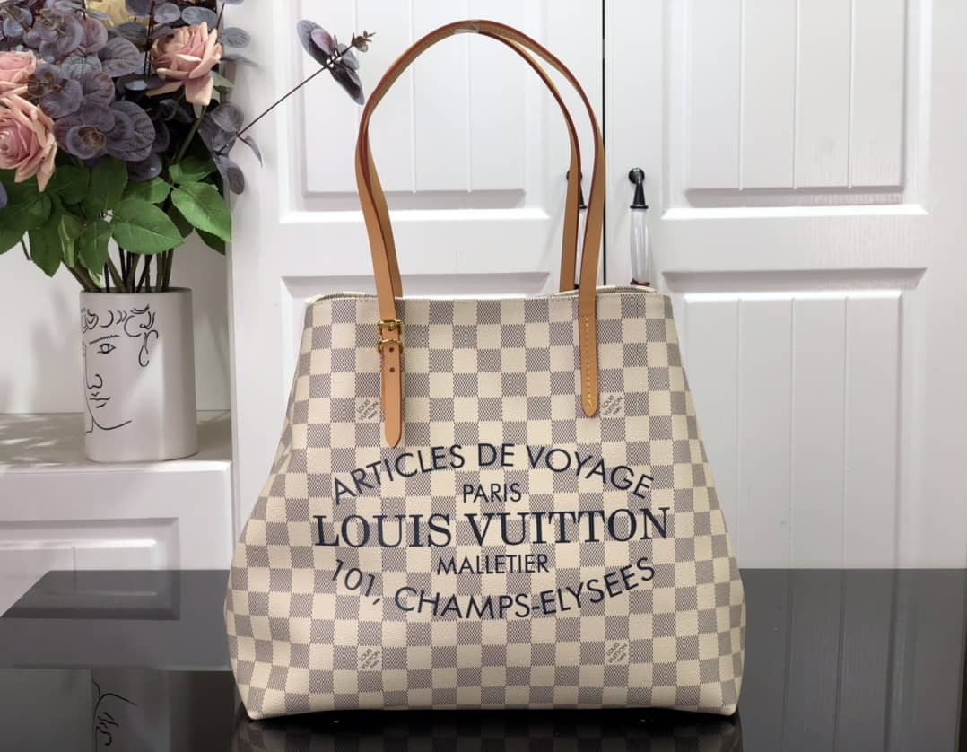 Louis Vuitton Cabas Damier Azur Canvas GM N41180 Replica Shoulder Bag - DEEPREPS