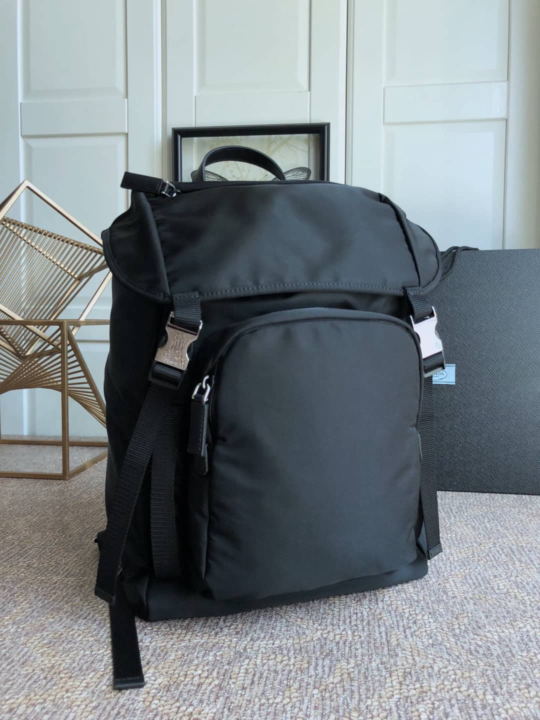 Prada Backpack Dupe Nylon Leather Replica - DEEPREPS