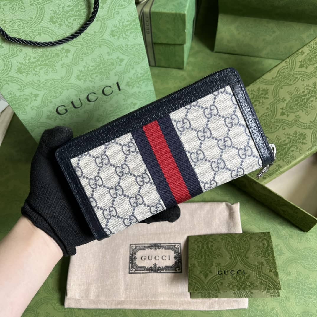 Gucci Ophidia GG Zip Around Wallet 523154 Replica - DEEPREPS