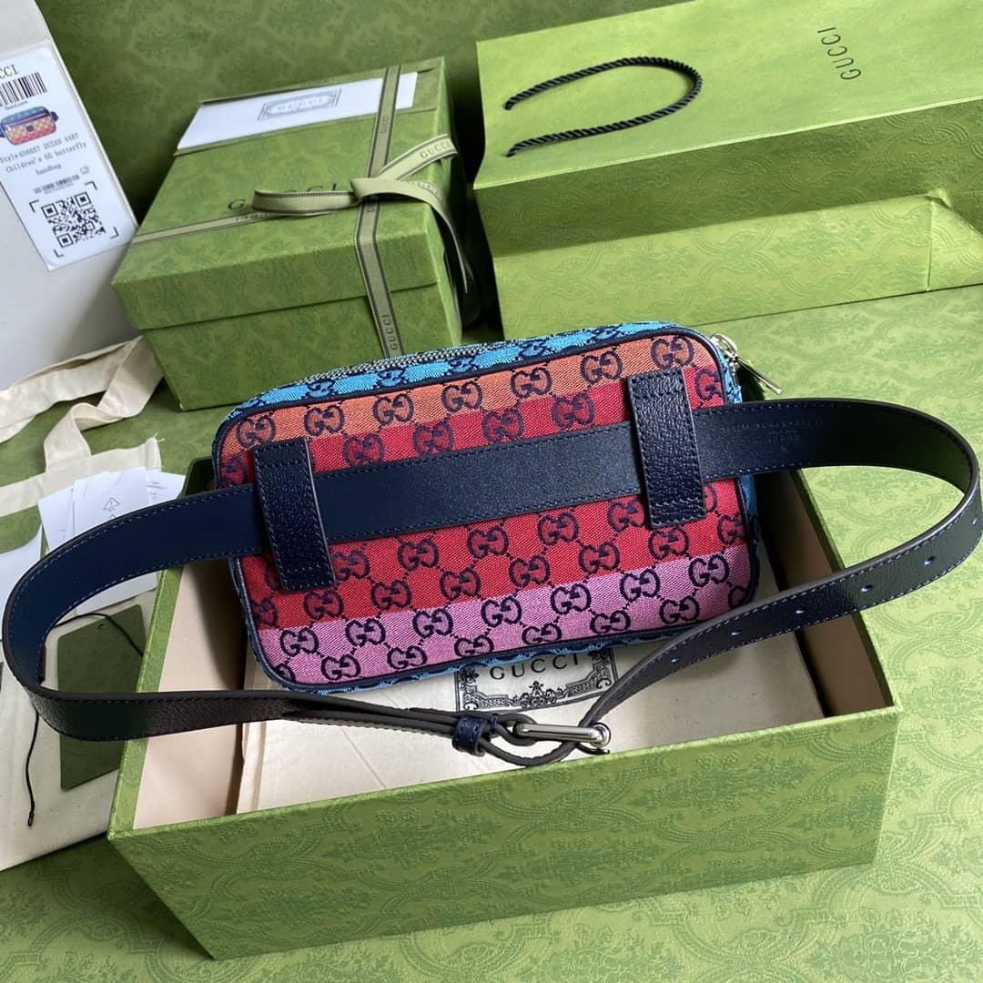 Gucci GG Multicolor Belt Bag Replica 658657 - DEEPREPS