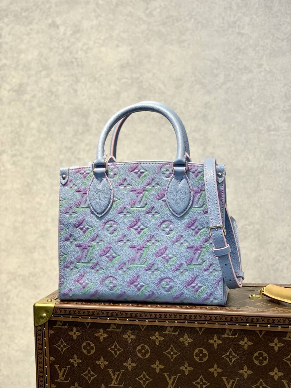 Louis Vuitton Onthego PM Blue M46067 Replica Tote - DEEPREPS