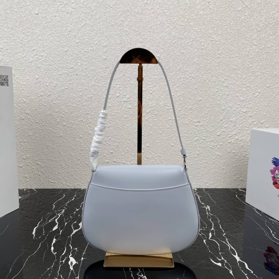 Prada Cleo Bag Dupe Brushed Leather Flap Replica Shoulder Bag - DEEPREPS