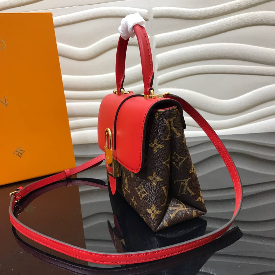 Louis Vuitton Locky BB Replica Shoulder Handbag Red M44080 - DEEPREPS