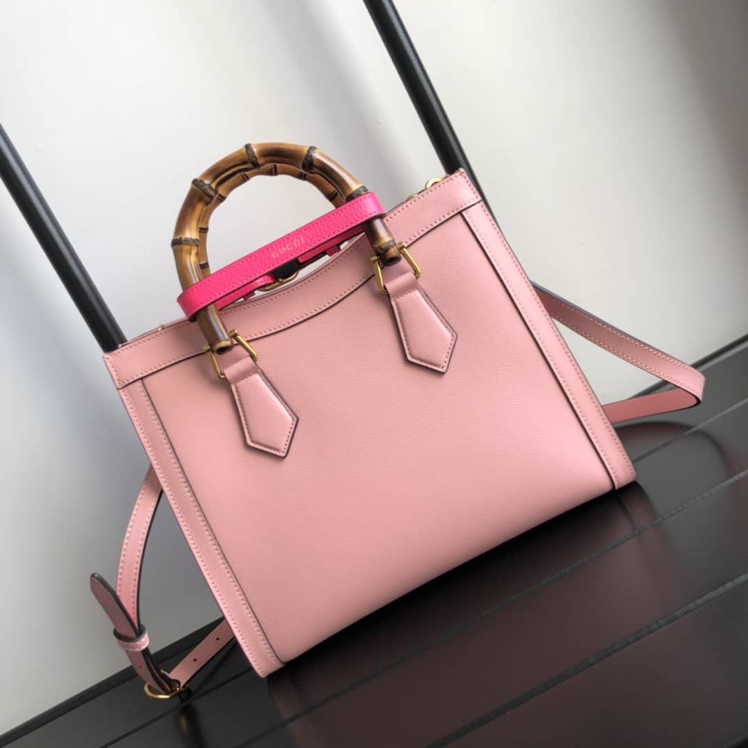 Gucci Diana Small Tote Replica Pink 660195 - DEEPREPS