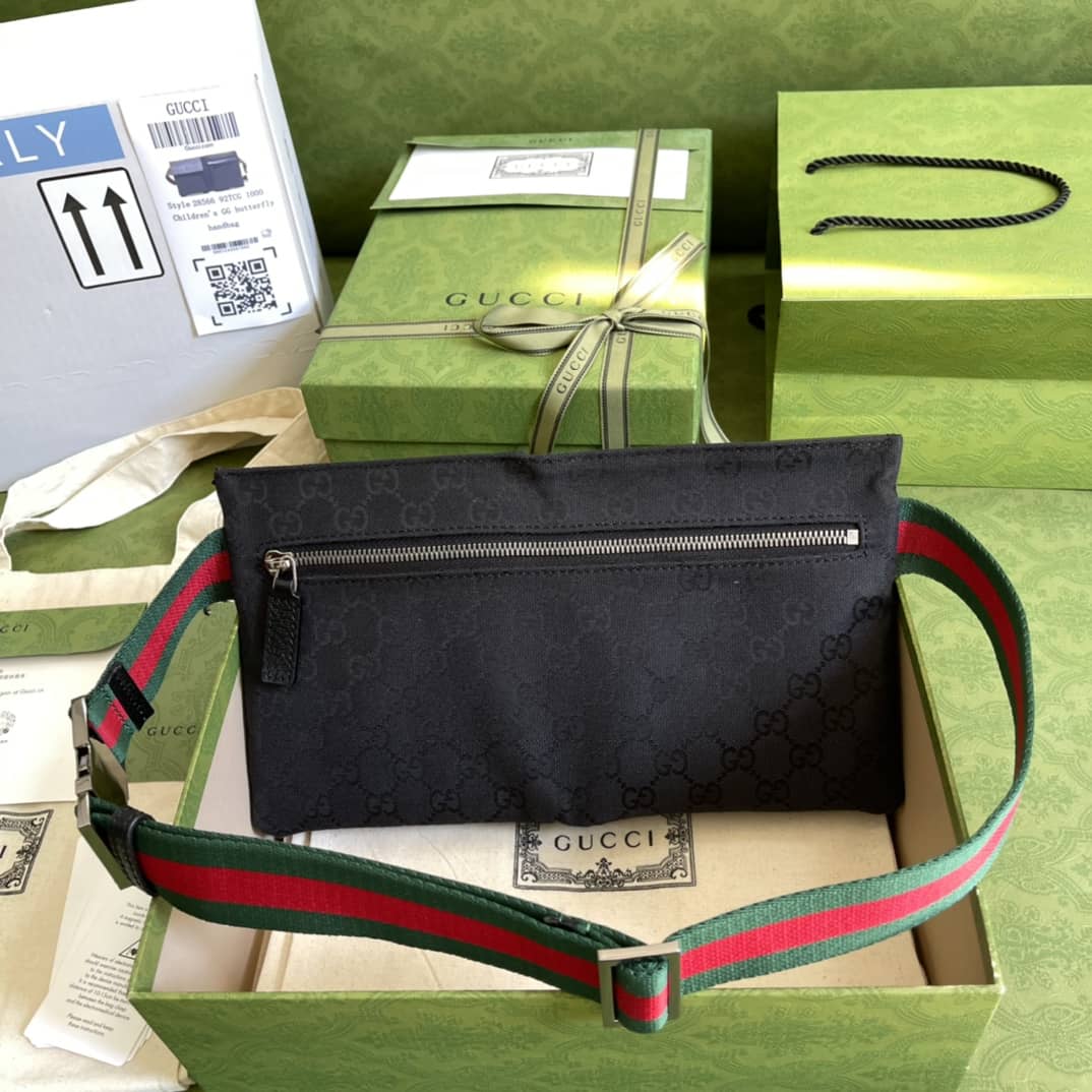 Gucci GG Canvas Waist Crossbody Belt Bag Replica 28566 - DEEPREPS