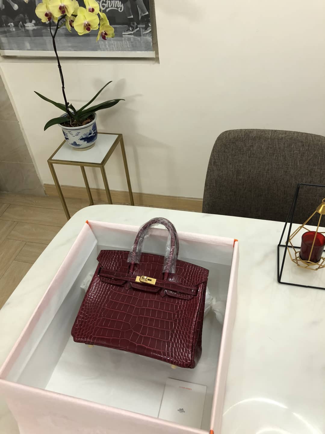 Best Replica Hermes Birkin 25CM Crocodile Shiny Replica Bag(ColaReps) - DEEPREPS