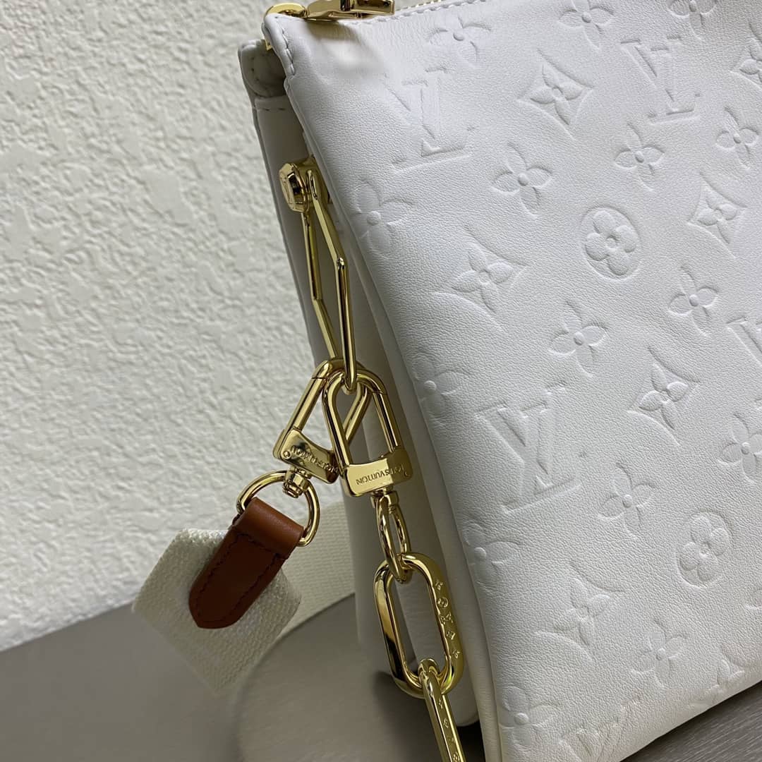 Louis Vuitton 7 Star Chain Clutch Bag White - DEEPREPS