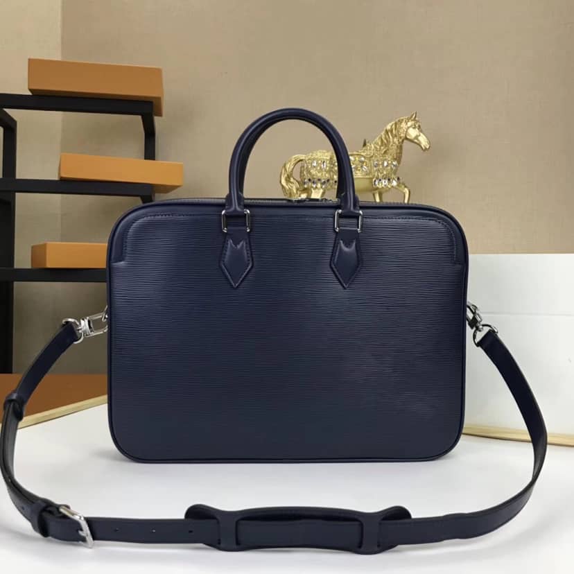 Louis Vuitton Dandy MM Epi Leather Bag Blue Replica M54405 - DEEPREPS