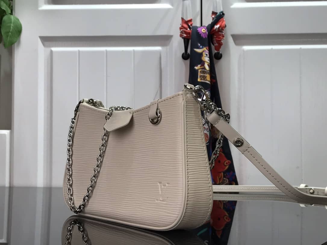 Louis Vuitton Epi Easy Pouch On Strap Replica Bag Beige M80471 - DEEPREPS