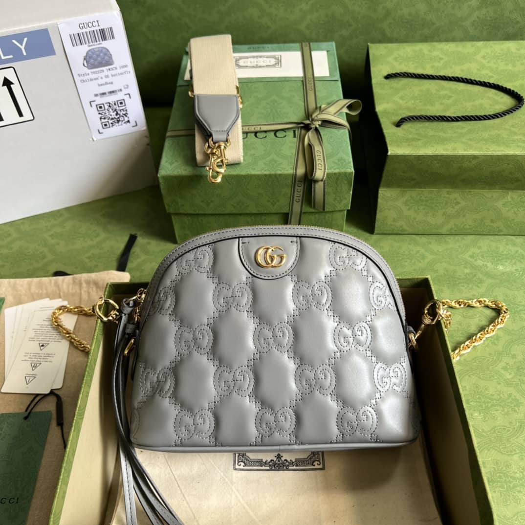 Gucci GG Matelassé Leather Mini 702229 Replica Shoulder Bag - DEEPREPS