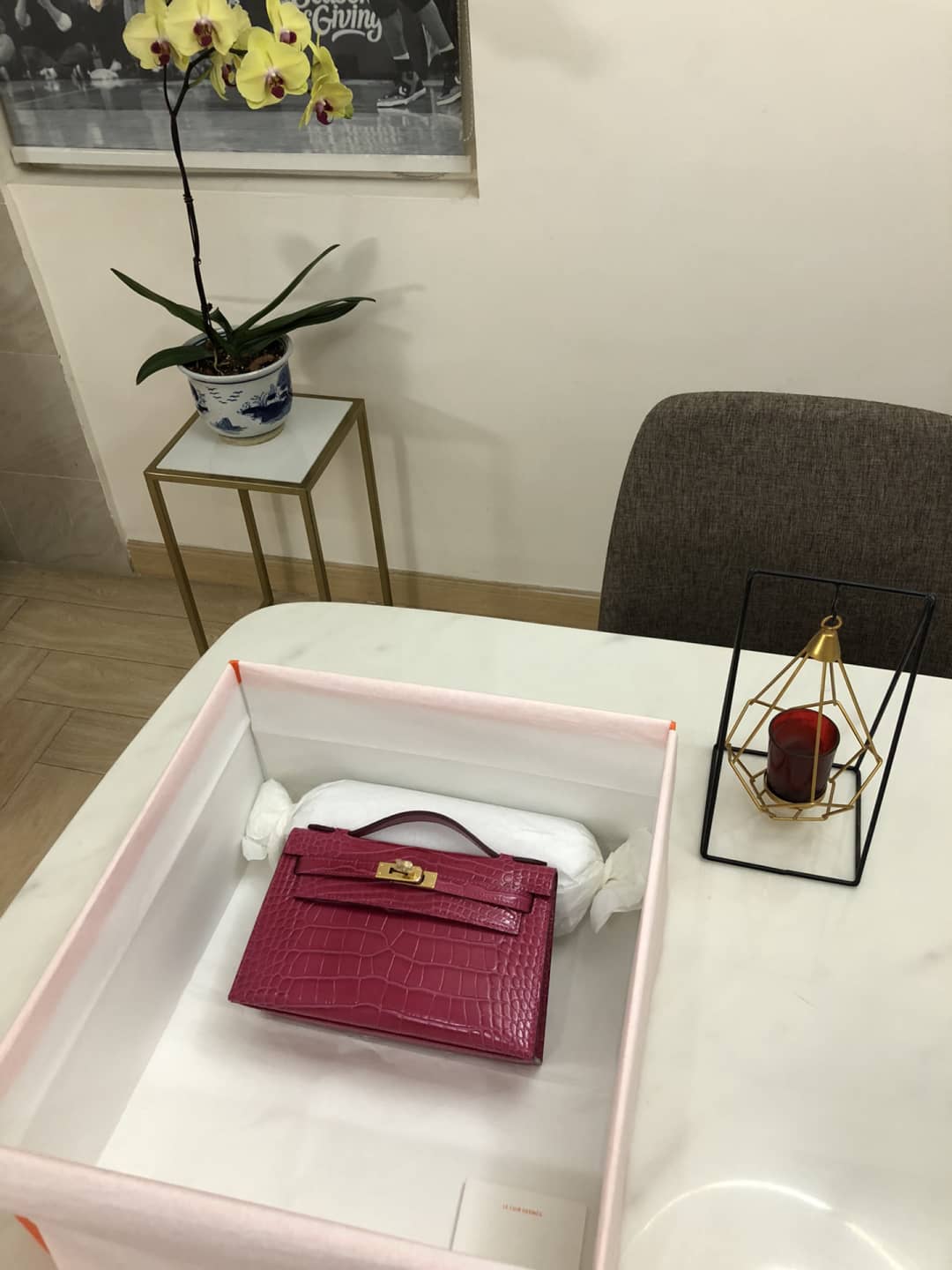 Hermes Kelly Dupe 22CM Crocodile Shiny Replica Bag - DEEPREPS