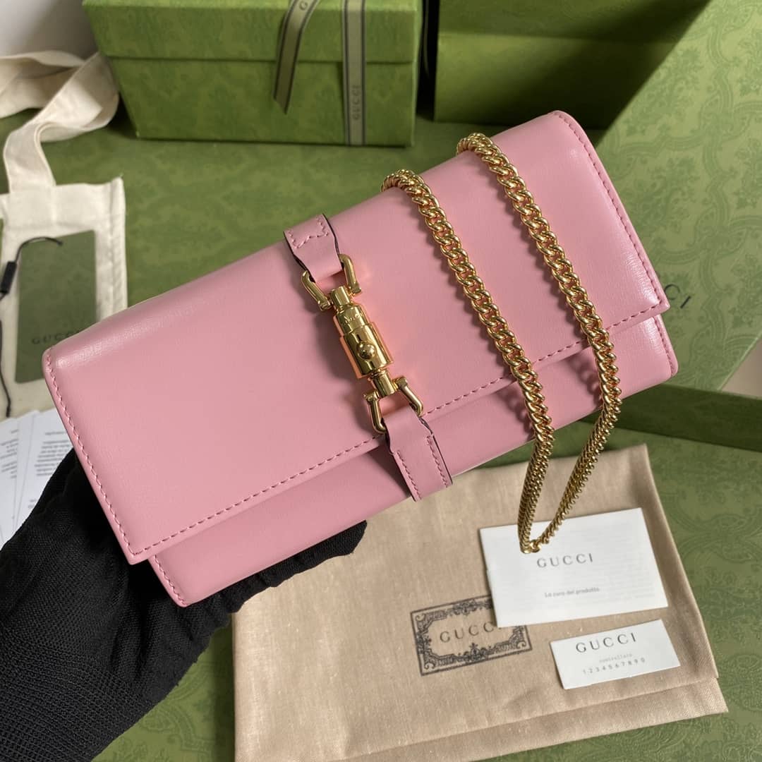 Gucci Jackie 1961 Shoulder Bag Chain Wallet Replica 652681 - DEEPREPS