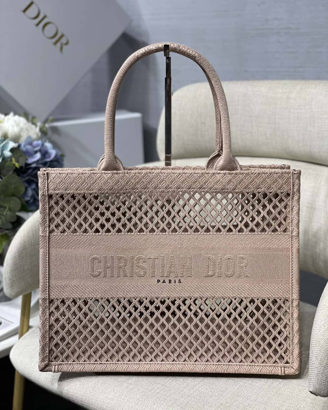 Christian Dior Mesh Book Tote Bag Dupe - DEEPREPS