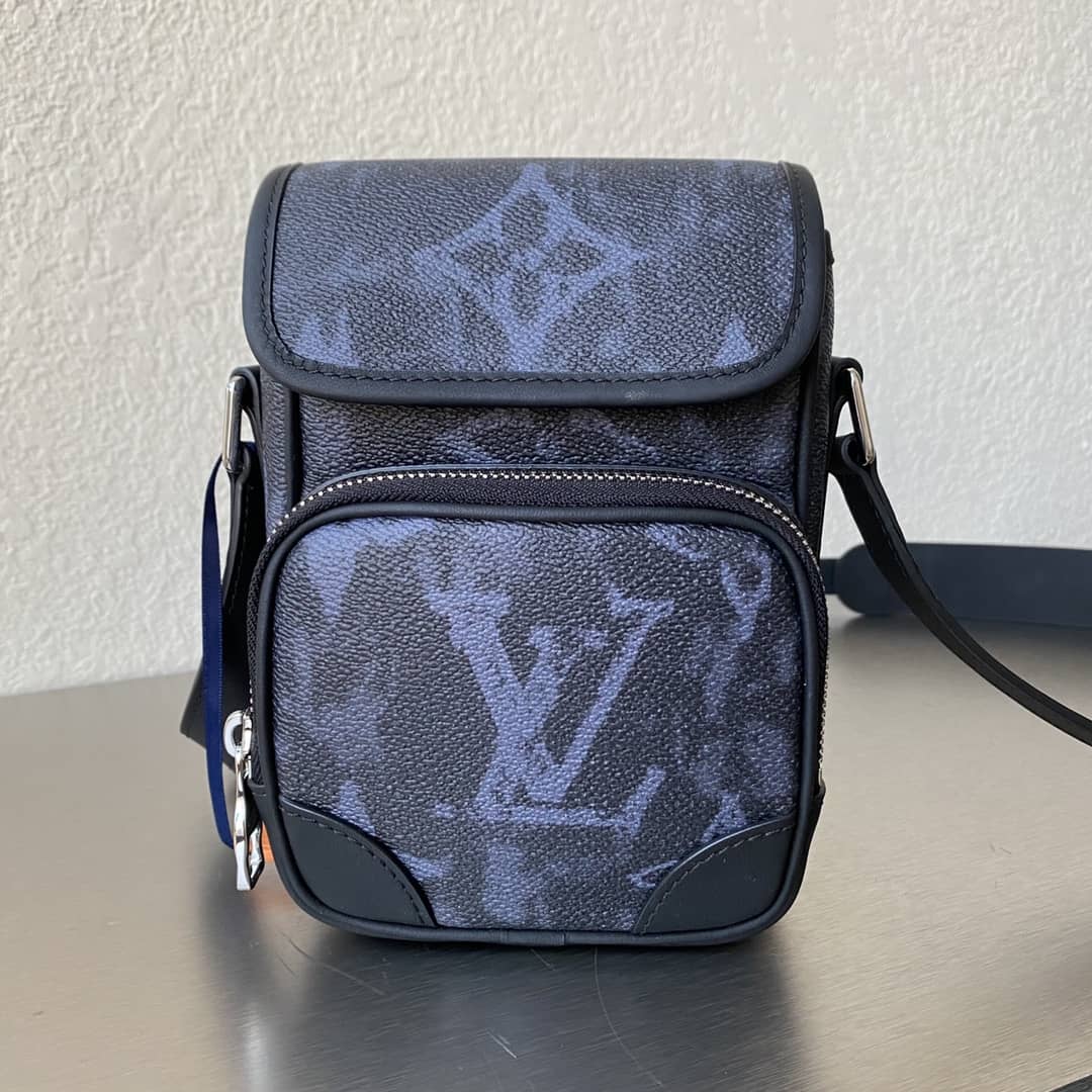 Louis Vuitton Monogram Pastel Noir Coated Canvas Replica Bag 69538 - DEEPREPS