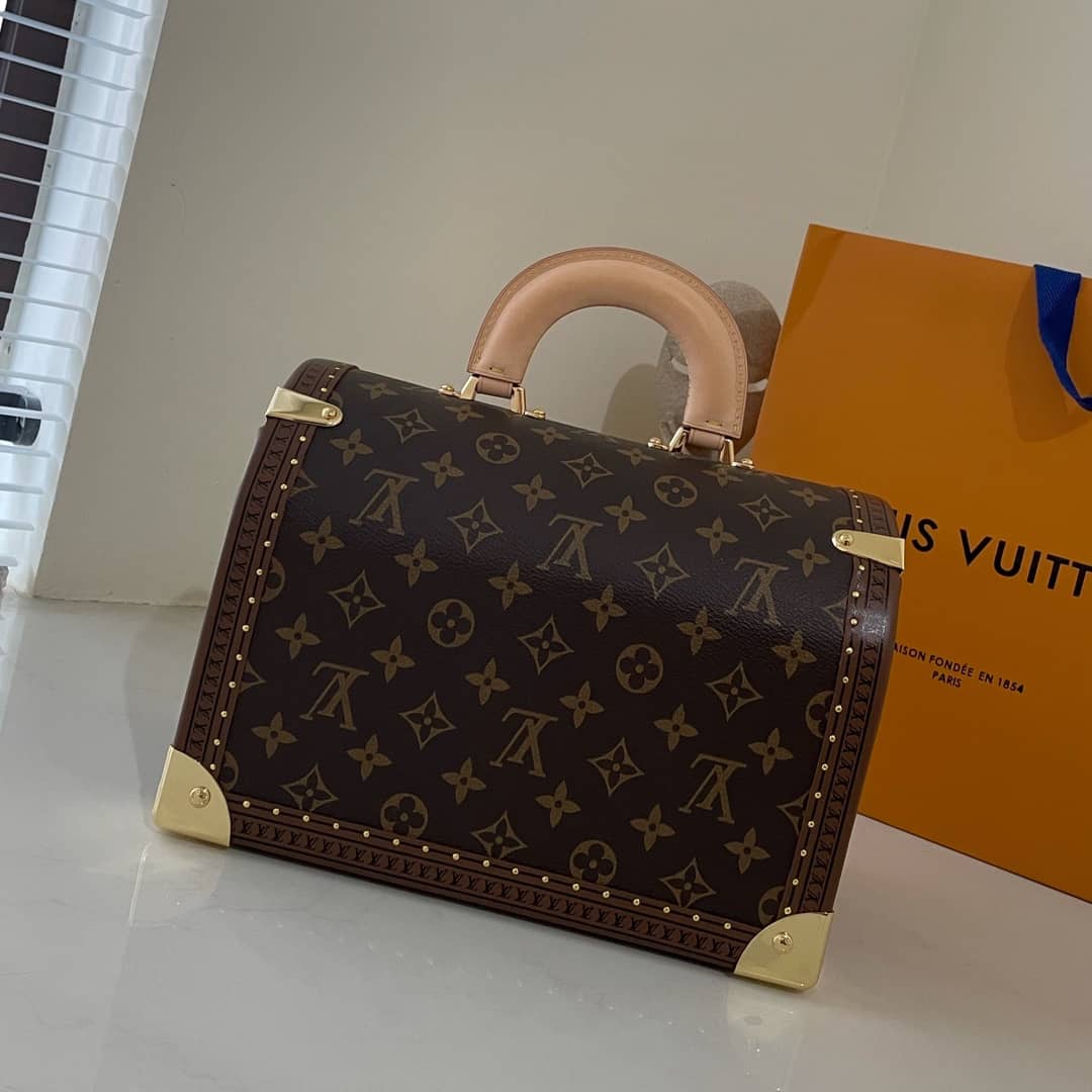 Best Replica Louis Vuitton Monogram Canvas Cotteville M20210 Replica Makeup Bag(ColaReps) - DEEPREPS