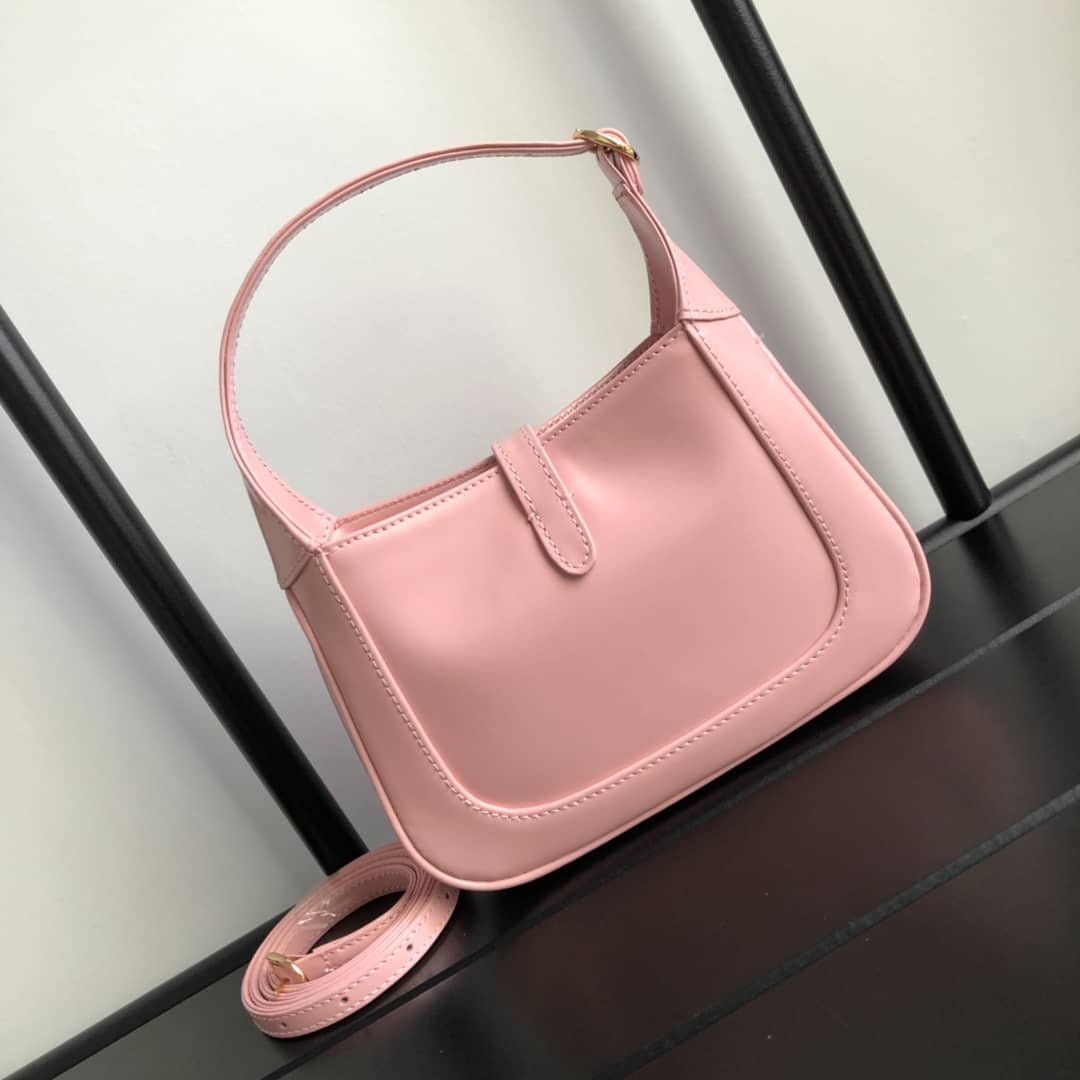 Gucci Jackie 1961 Mini Shoulder Bag Replica Pink 637092 - DEEPREPS