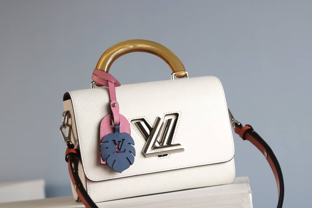 Louis Vuitton Epi Twist PM Chain White M50332 Replica Crossbody Bag - DEEPREPS