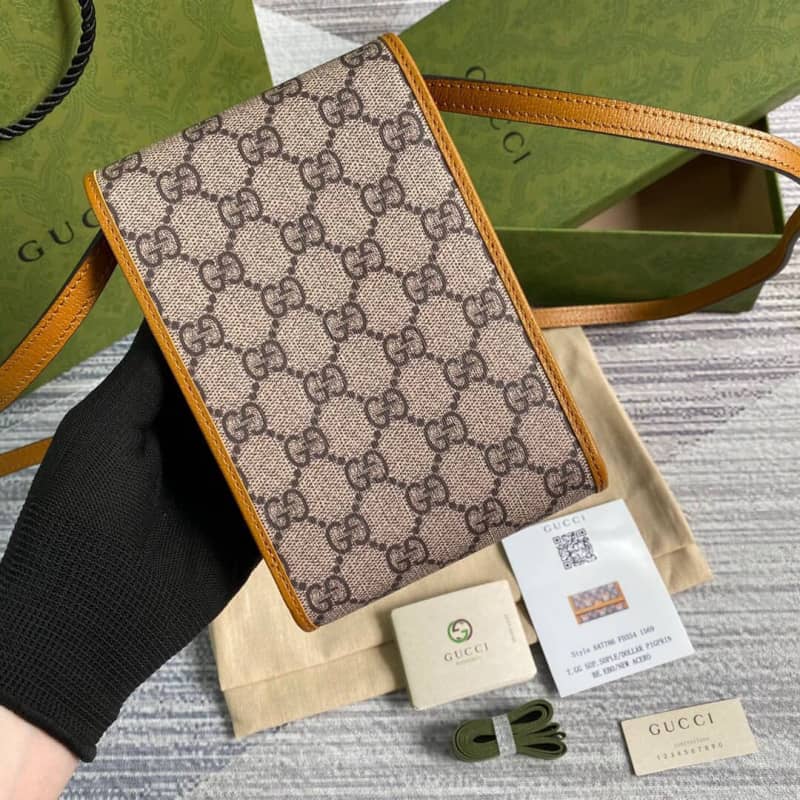 Gucci Teddy Bear Mobile Phone Bag Replica 647805 - DEEPREPS