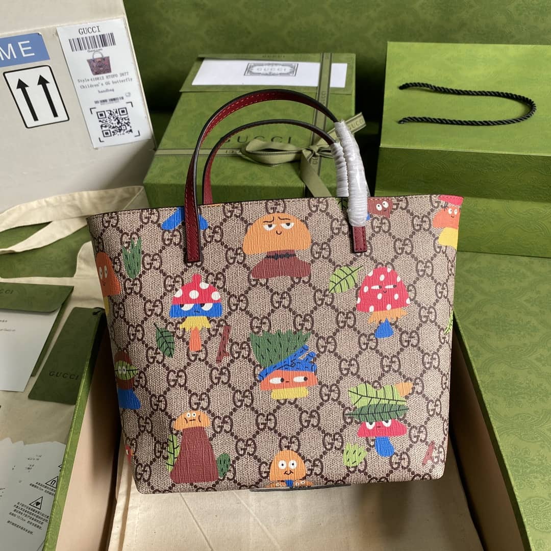 Gucci Children GG Supreme Tote Replica 410812 - DEEPREPS