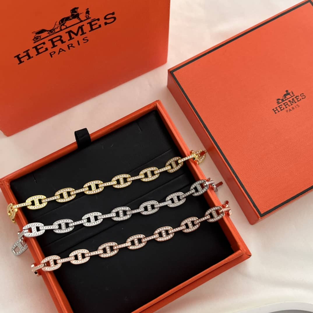 Knockoff Hermes Logo Bracelet - DEEPREPS