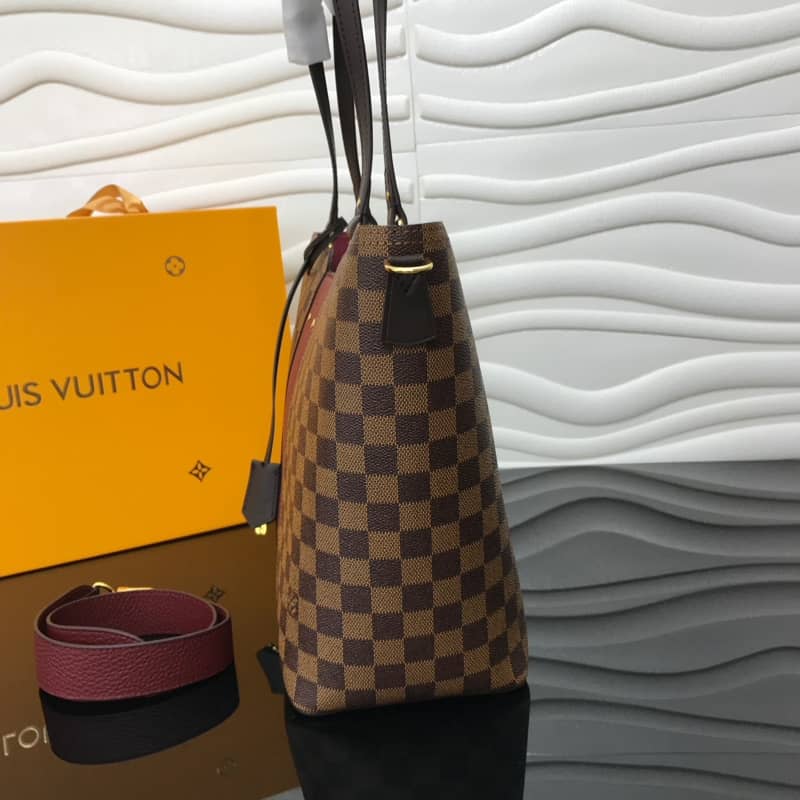 Louis Vuitton Jersey Damier Ebene Canvas Magnolia Bag Replica Purple N44041 - DEEPREPS