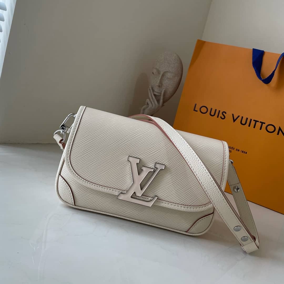 Louis Vuitton Buci Epi Leather White M59457 Replica Crossbody Bag - DEEPREPS