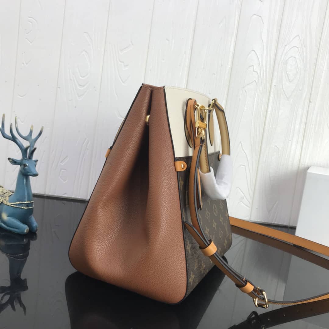 Louis Vuitton Monogram Fold MM 2way Tote Replica White M45409 - DEEPREPS