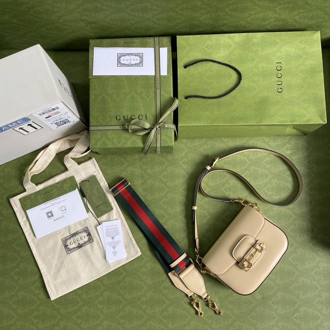 Gucci 1955 Horsebit Supreme GG Canvas Mini Shoulder Bag Replica 658574 - DEEPREPS
