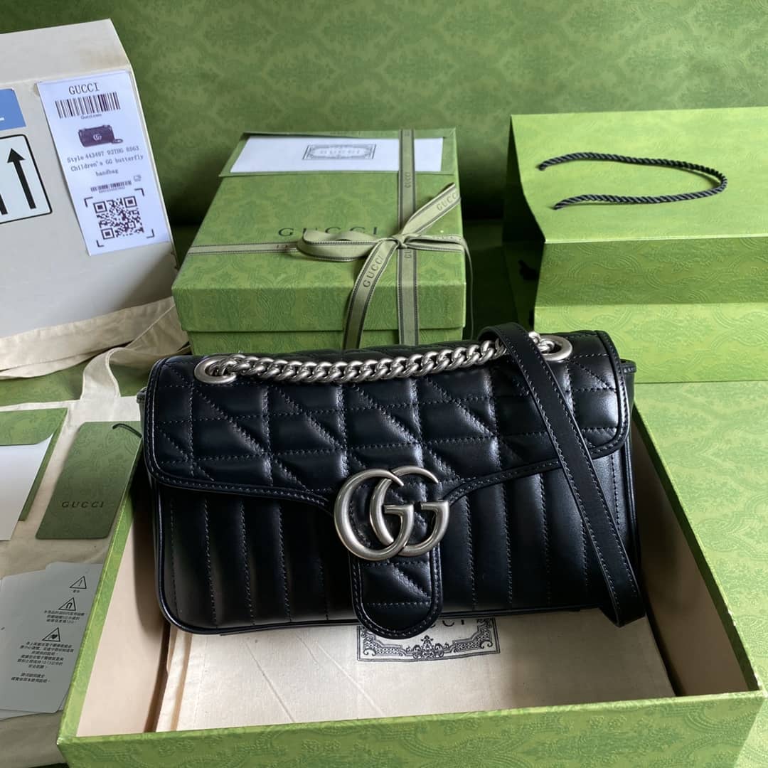 Gucci Marmont GG Small matelassé Shoulder Bag Replica 443497 - DEEPREPS