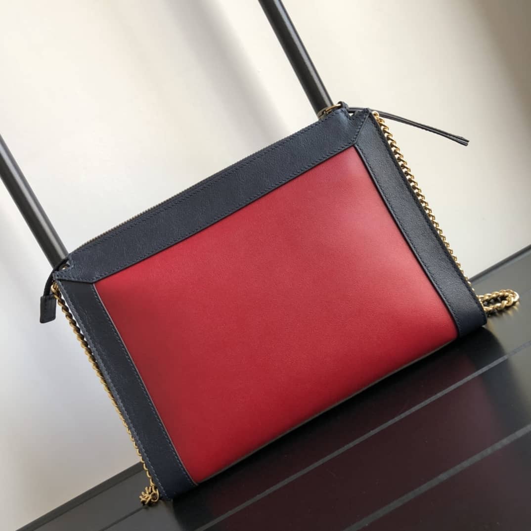 Gucci Small Shoulder Bag With Double G Replica Blue 648999 - DEEPREPS