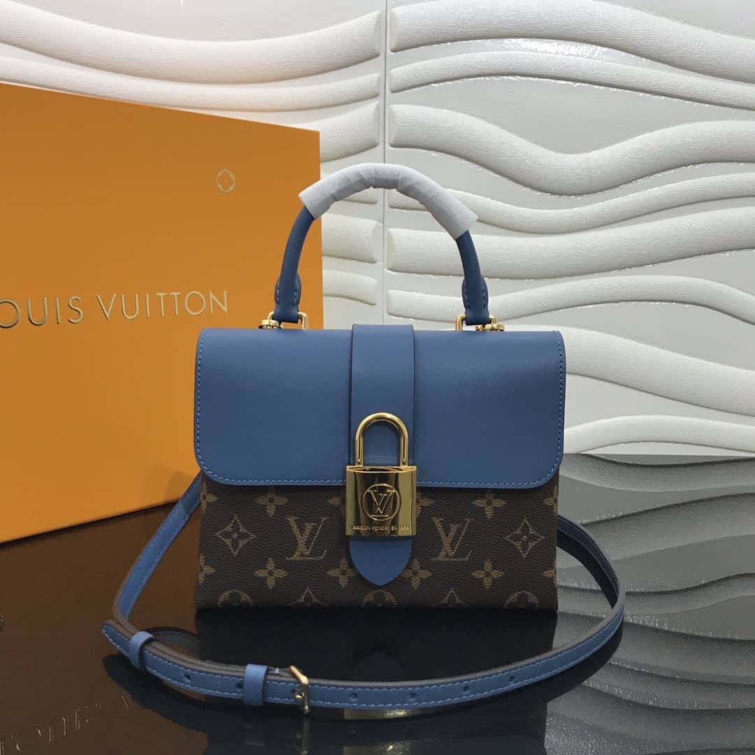 Louis Vuitton Locky BB Replica Crossbody Handbag Blue M44321 - DEEPREPS