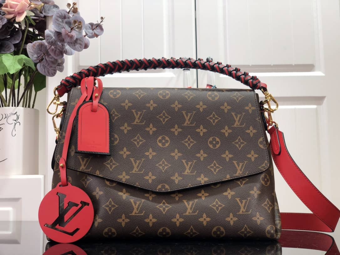 Louis Vuitton Beaubourg MM Monogram Canvas Replica Bag M43953 - DEEPREPS