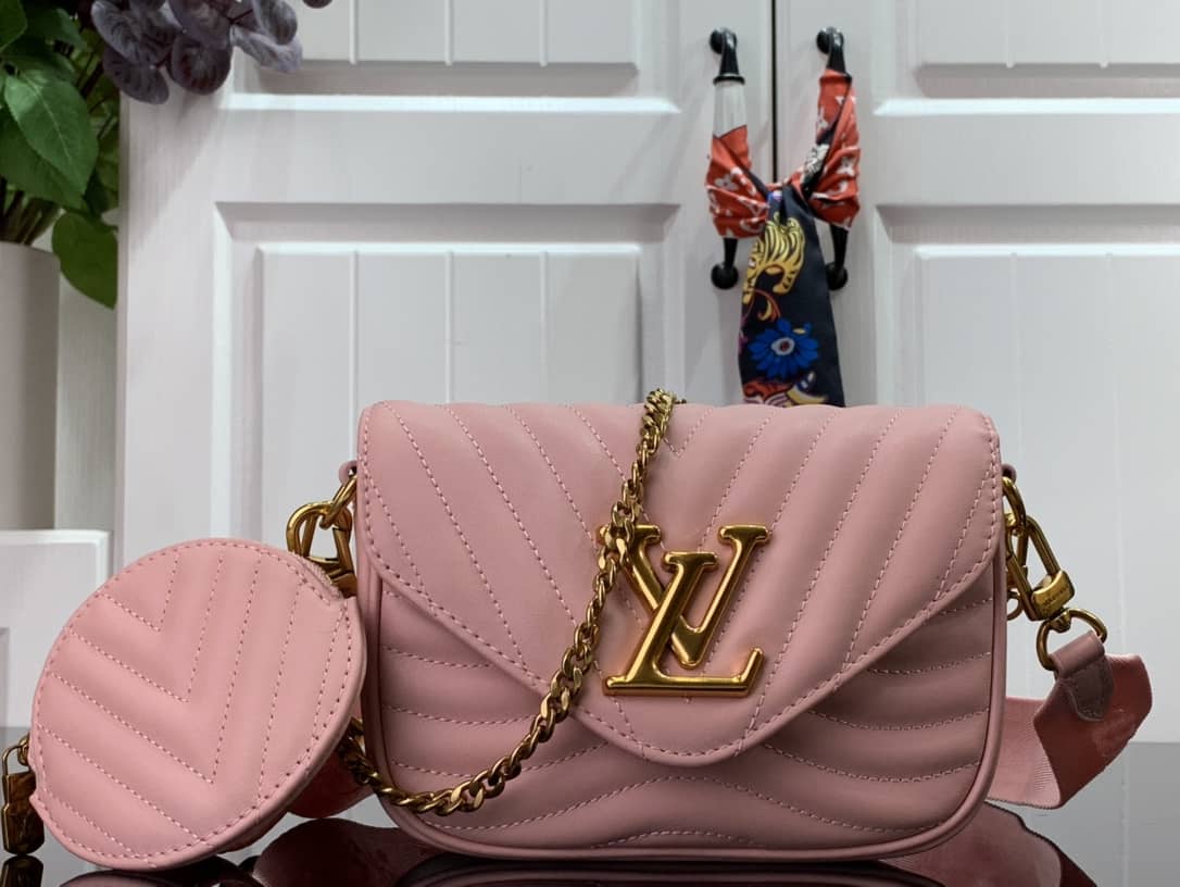 Louis Vuitton New Wave Multi Replica Pochette Pink M56466 - DEEPREPS