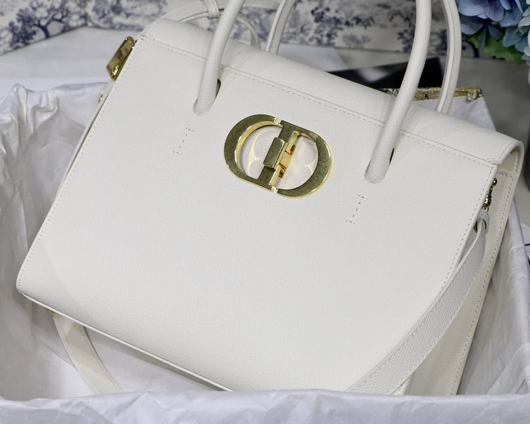 Christian Dior Box Calfskin Large St. Honore Tote - DEEPREPS