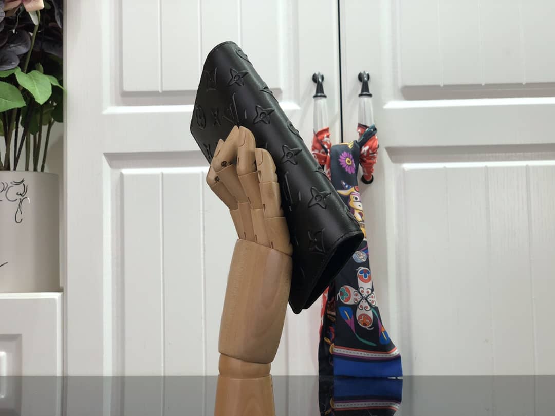 Louis Vuitton Monogram Brazza Wallet Replica Black M80503 - DEEPREPS