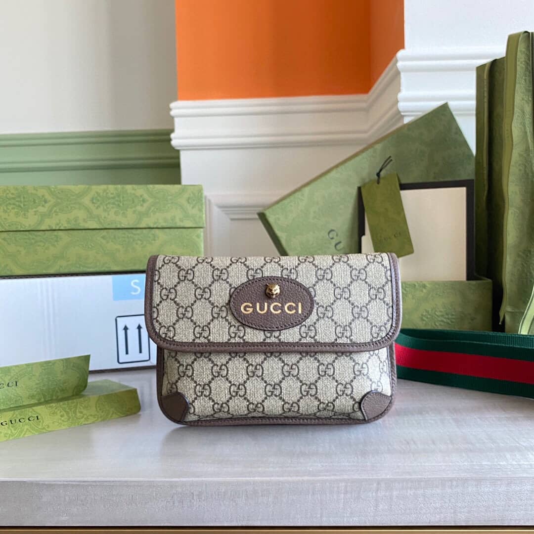 Gucci Guccitotem Web GG Supreme Messenger Bag Replica 489617 - DEEPREPS